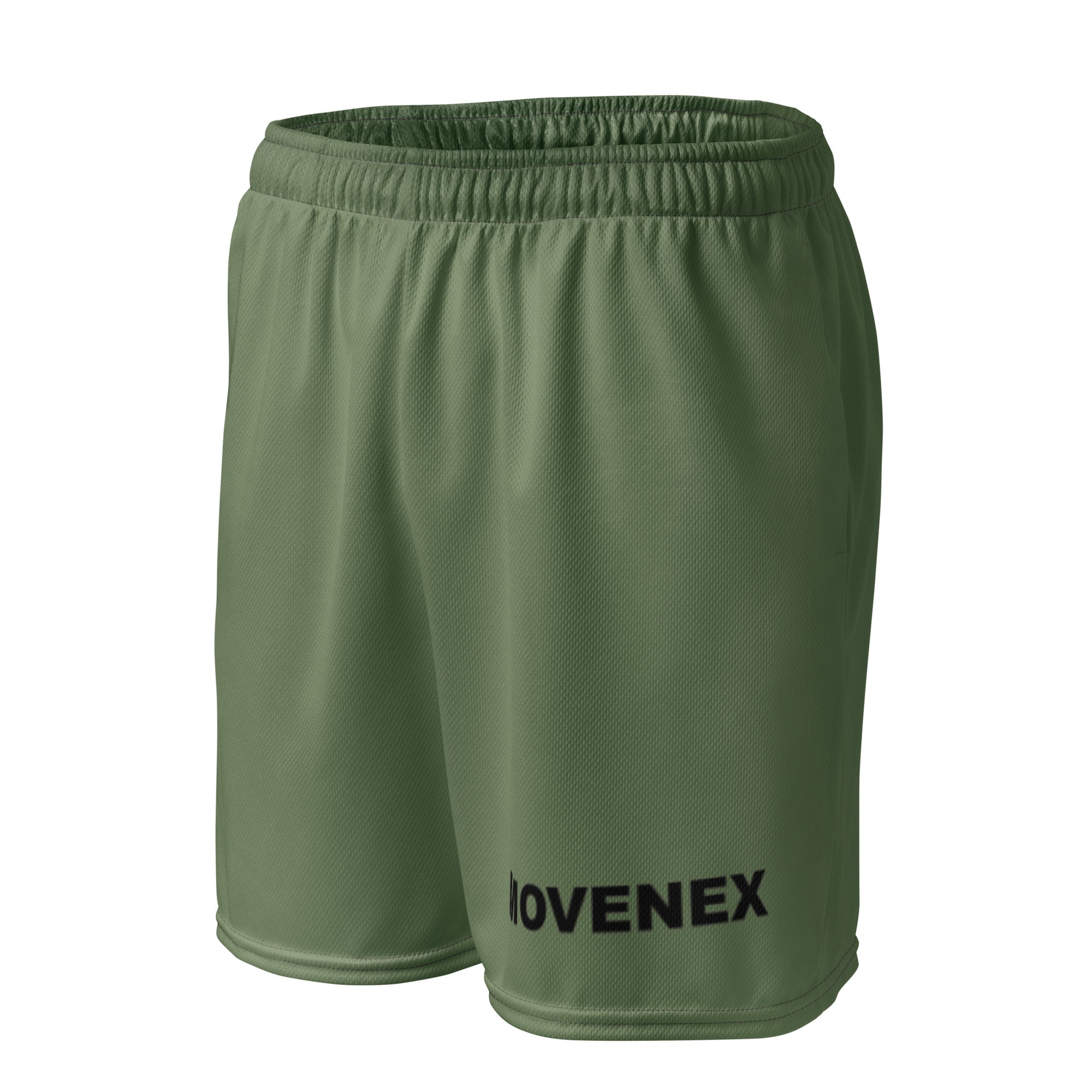 Short Movenex en maille couleur vert kaki - Movenex