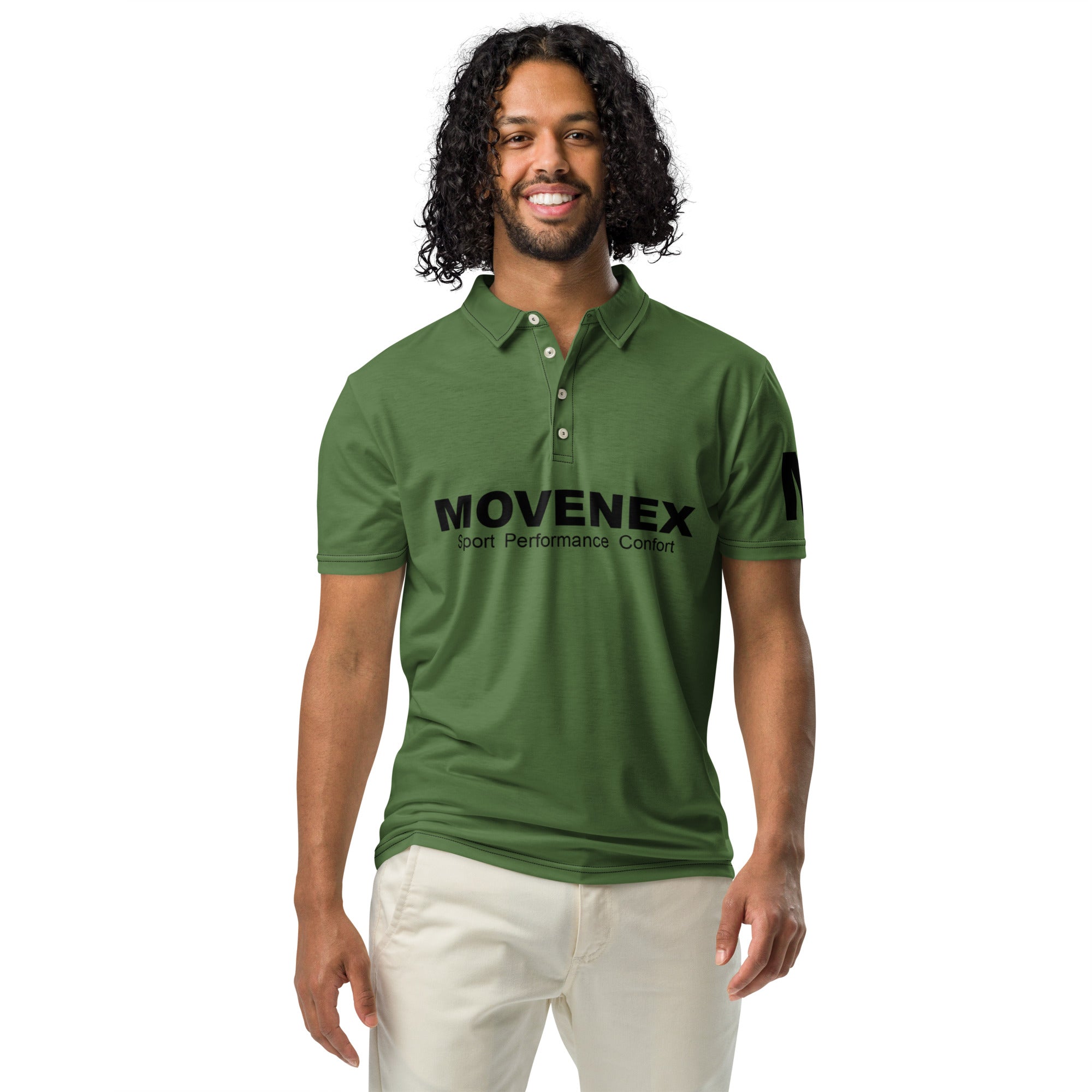 Polo Movenex cintré couleur vert - Movenex